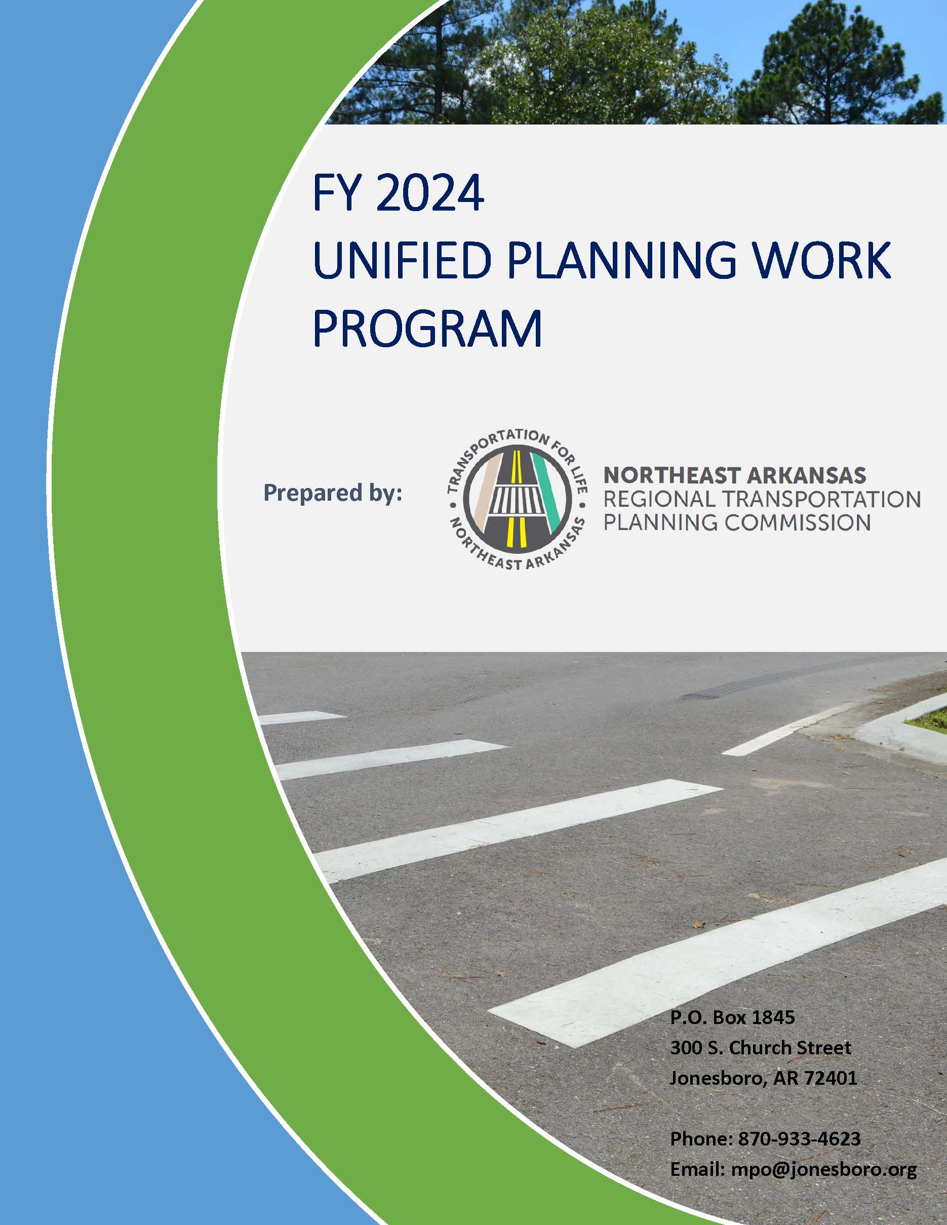FY 2024 UPWP Cover Page Opens in new window